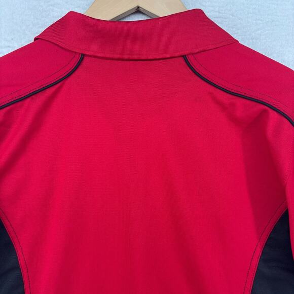 KELLER WILLIAMS Shirt Womens L Golf Polo Real Estate Agent Employee Red - Picture 7 of 11